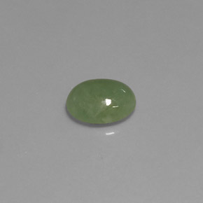 Jadeíta verde natural de 2,39 ct, transparente, transparente / translúcido
