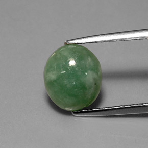 Jadeíta Verde natural de 2.78 ct, Transparente, Transparente / Translúcido