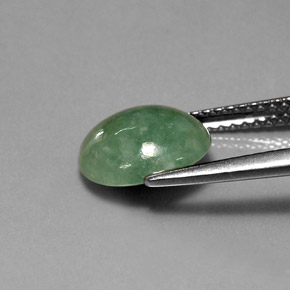 Jadeíta Verde natural de 2.78 ct, Transparente, Transparente / Translúcido
