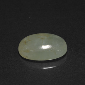 Jadeíta verde natural de 2,77 ct, corte óvalo, translúcido