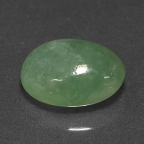 Jadeíta Verde natural de 2.50 ct, Corte Óvalo, Translúcido