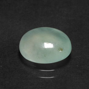 Jadeíta verde natural de 2,83 ct, corte óvalo, translúcido