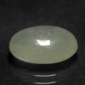 Jadeíta verde natural de 4,21 ct, transparente, transparente / translúcido