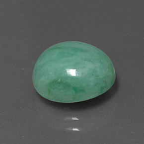 Jadeíta Verde natural de 4.64 ct, Corte Óvalo, Opaco