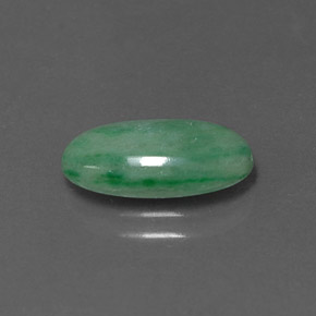 Jadeíta Verde natural de 2.64 ct, Corte Óvalo, Opaco