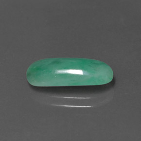 Jadeíta Verde natural de 3.02 ct, Corte Óvalo, Opaco