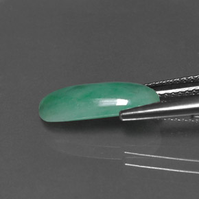 Jadeíta Verde natural de 3.02 ct, Corte Óvalo, Opaco