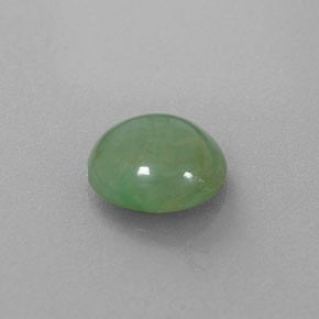 Jadeíta Verde natural de 2.01 ct, Corte Redondo, Translúcido