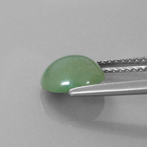 Jadeíta Verde natural de 2.01 ct, Corte Redondo, Translúcido