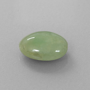 Jadeíta verde natural de 2,78 ct, corte óvalo, translúcido