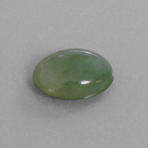 Jadeíta Verde natural de 3.17 ct, Corte Óvalo, Translúcido