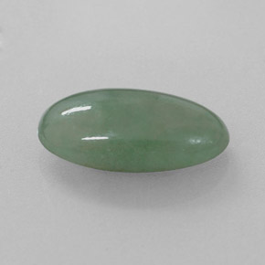 Jadeíta verde natural de 4,81 ct, corte óvalo, translúcido