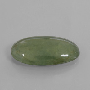 Jadeíta Verde natural de 8.64 ct, Corte Óvalo, Transparente