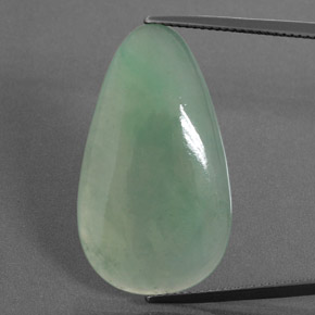 Jadeíta Verde natural de 21.30 ct, Elegante, Transparente
