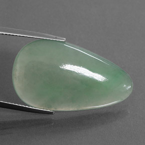 Jadeíta Verde natural de 21.30 ct, Elegante, Transparente