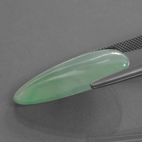 Jadeíta Verde natural de 21.30 ct, Elegante, Transparente