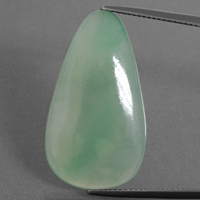 Jadeíta Verde natural de 25.32 ct, Elegante, Transparente