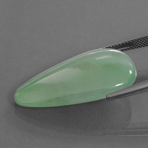 Jadeíta Verde natural de 25.32 ct, Elegante, Transparente