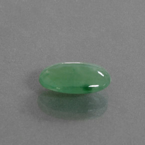 Jadeíta Verde natural de 4.58 ct, Corte Óvalo, Transparente