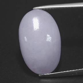 Jadeíta Lavanda natural de 10.72 ct, Corte Óvalo, Opaco