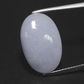 Jadeíta Lavanda natural de 11.16 ct, Corte Óvalo, Opaco