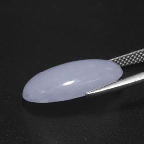 Jadeíta Lavanda natural de 10.99 ct, Corte Óvalo, Opaco