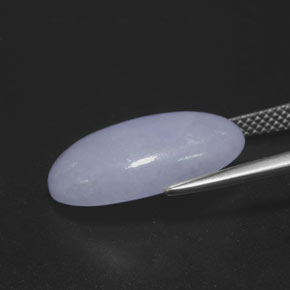Jadeíta Lavanda natural de 9.81 ct, Corte Óvalo, Opaco