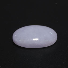 Jadeíta azul natural de 12,67 ct, corte óvalo, opaco