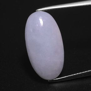 Jadeíta Lavanda natural de 11.87 ct, Corte Óvalo, Opaco