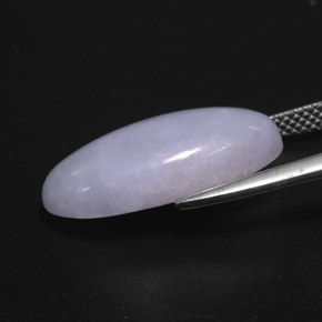 Jadeíta Lavanda natural de 11.87 ct, Corte Óvalo, Opaco
