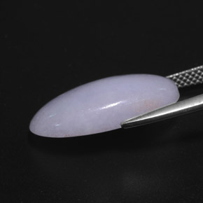 Jadeíta Lavanda natural de 11.40 ct, Corte Óvalo, Opaco