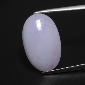 Jadeíta Lavanda natural de 10.85 ct, Corte Óvalo, Opaco