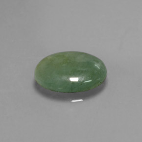 Jadeíta Verde natural de 2.12 ct, Corte Óvalo, Transparente