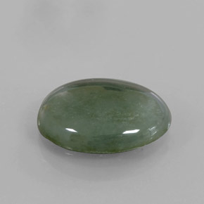 Jadeíta verde natural de 5,01 ct, corte óvalo, translúcido