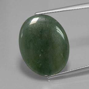 Jadeíta Verde natural de 9.83 ct, Corte Óvalo, Translúcido