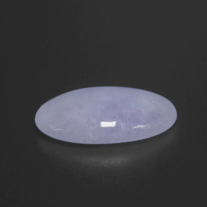 Jadeíta azul natural de 9,27 ct, corte óvalo, opaco