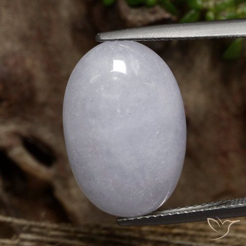 11.17ct Natural Gris Jadeíta, Ovalada, Translúcido