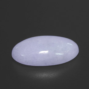 Jadeíta azul natural de 12,12 ct, corte óvalo, opaco