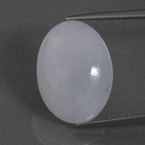 Jadeíta azul natural de 11,27 ct, corte óvalo, translúcido
