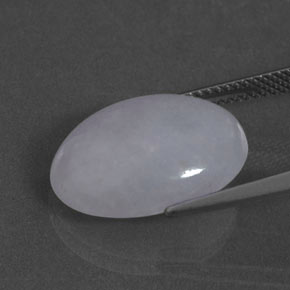 Jadeíta azul natural de 11,27 ct, corte óvalo, translúcido