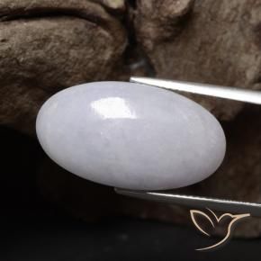 Jadeíta Gris natural de 18.50 ct, Ovalada, Opaco