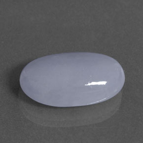Jadeíta azul natural de 20,87 ct, corte óvalo, opaco