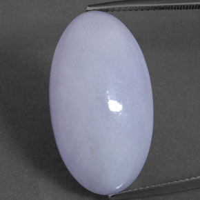 Jadeíta Lavanda natural de 28.23 ct, Corte Óvalo, Opaco
