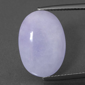 Jadeíta Lavanda natural de 8.52 ct, Ovalada, Opaco