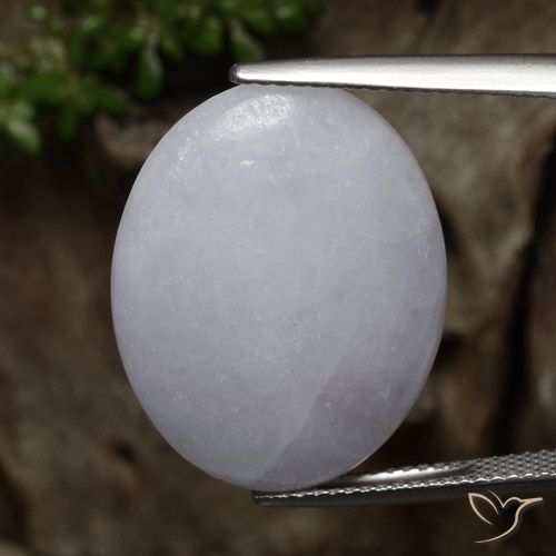 16.67ct Natural Gris Jadeíta, Ovalada, Translúcido