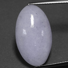 Jadeíta Lavanda natural de 10.43 ct, Corte Óvalo, Opaco