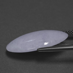 Jadeíta Lavanda natural de 10.43 ct, Corte Óvalo, Opaco