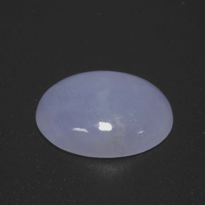Jadeíta azul natural de 10,61 ct, corte óvalo, opaco