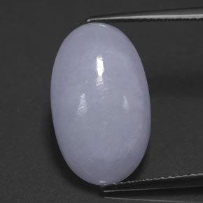 Jadeíta azul natural de 11,61 ct, corte óvalo, opaco