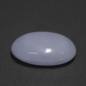 Jadeíta azul natural de 11,61 ct, corte óvalo, opaco